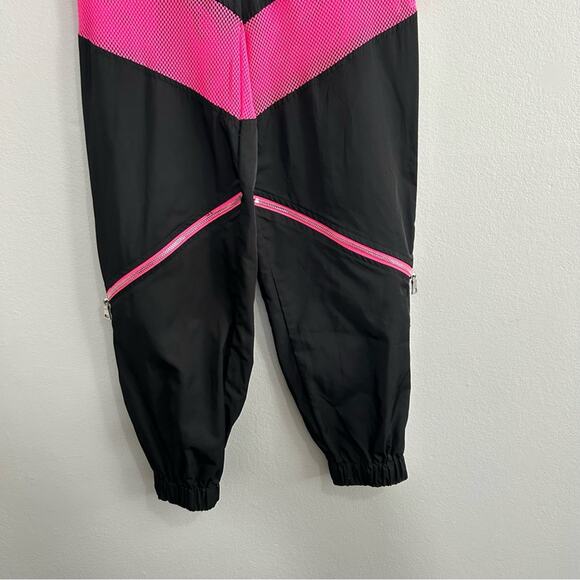 Tiger Mist Mila Mesh Pants Black Pink Joggers Small - Picture 5 of 12